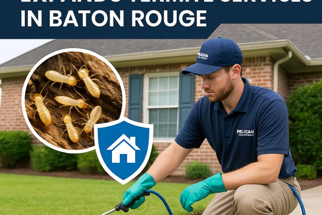 Pelican Pest Control Expands Services to Meet Rising Demand for Termite Control Near Me in Baton Rouge