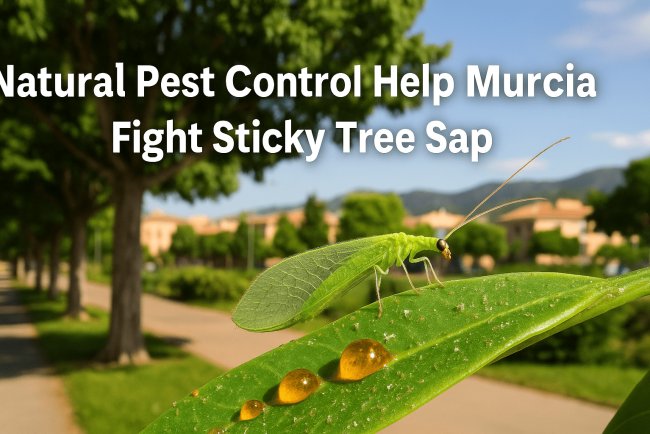 Natural Pest Control Helps Murcia Fight Sticky Tree Sap