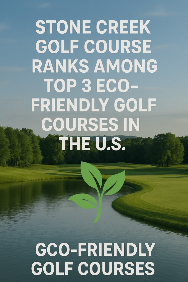 Stone Creek Golf Course Ranks Among Top 3 Eco-Friendly Golf Courses in the U.S.